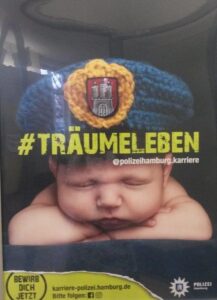 Träumeleben - Werbung für die Polizei im Polizeimuseum Hamburg