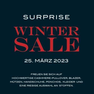 Winter Sale im Ruwoldtweg