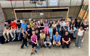 Astrid Lindgren GS in Schnippeldisco Gruppenfoto