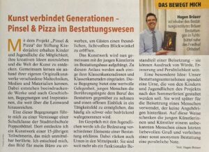Ausschnitt Zeitung Hagen Braeuer